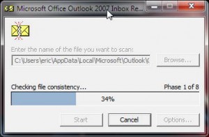 Solving Outlook 2007 Problems with Scanpst.exe